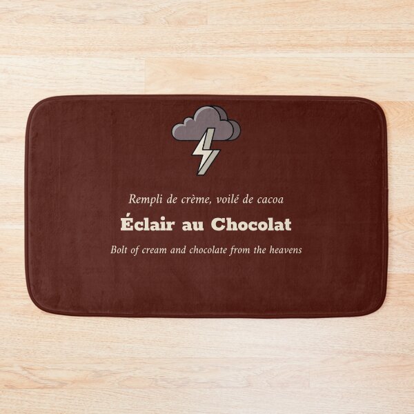 Item preview, Eclair au Chocolat - Bolt of Cream and Chocolate from the Heavens designed and sold by Novel Works Studio.