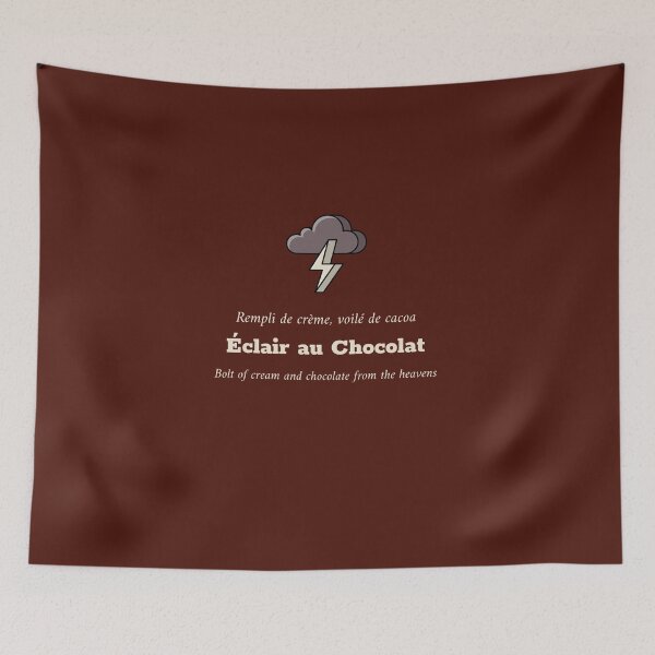 Item preview, Eclair au Chocolat - Bolt of Cream and Chocolate from the Heavens designed and sold by Novel Works Studio.
