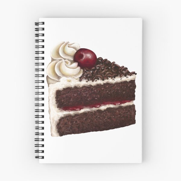 Item preview, Black Forest gateau  designed and sold by Pocket Doodle Stickers.