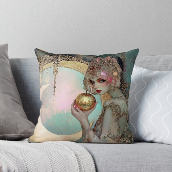 Item preview, The Golden Apple - Fantasy fairycore art in an abalone colorway designed and sold by Demeters Spring.