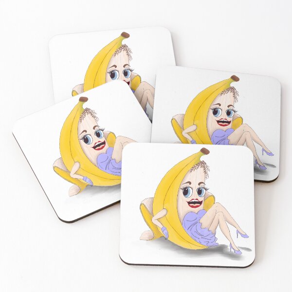 Item preview, Sweet Banana Peel, Banana sitting, fun, whimsical, cute, designed and sold by BCessar.