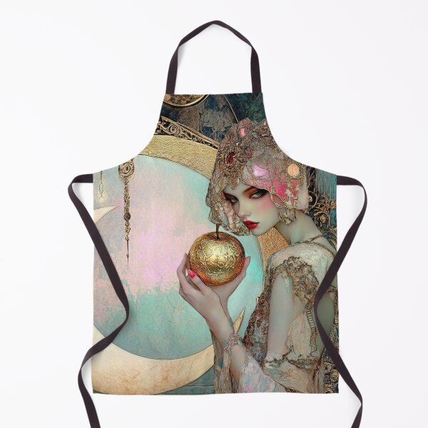 Item preview, The Golden Apple - Fantasy fairycore art in an abalone colorway designed and sold by Demeters Spring.