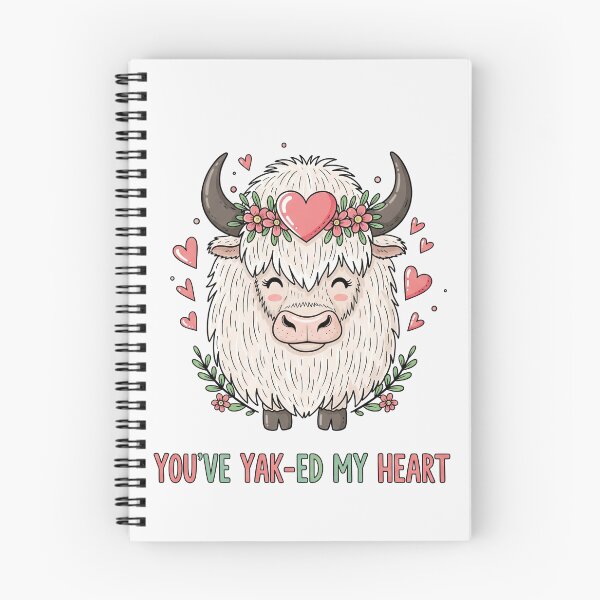 Item preview, You've Yak-ed My Heart Cute Valentine's Day Pun designed and sold by Owcomm.