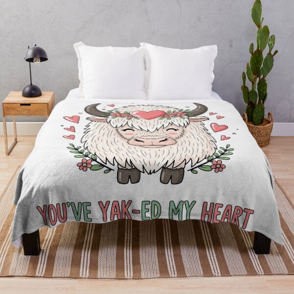 Item preview, You've Yak-ed My Heart Cute Valentine's Day Pun designed and sold by Owcomm.