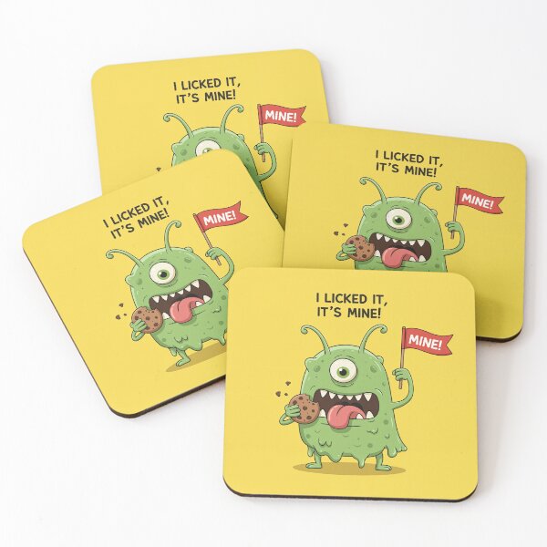 Item preview, I Licked It, It’s Mine Shirt – Funny Germ Monster Tee – Playground Rule Humor designed and sold by Collision19.