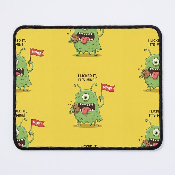 Item preview, I Licked It, It’s Mine Shirt – Funny Germ Monster Tee – Playground Rule Humor designed and sold by Collision19.