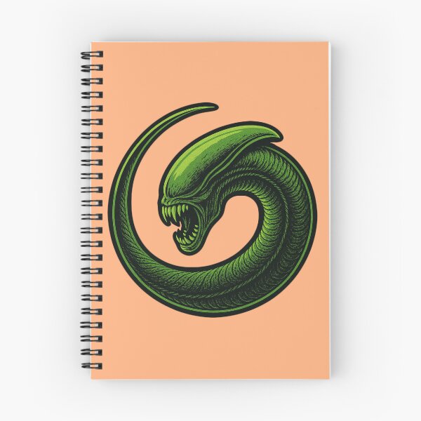 Item preview, Angry Green Alien Snake Embryo Larva designed and sold by hauntedtees.