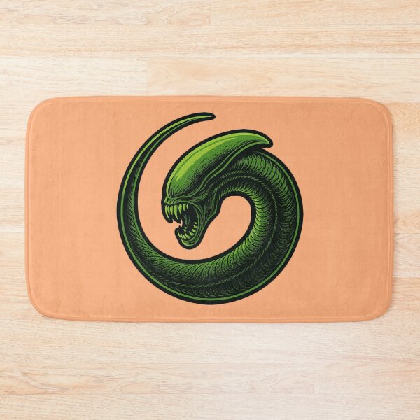 Item preview, Angry Green Alien Snake Embryo Larva designed and sold by hauntedtees.