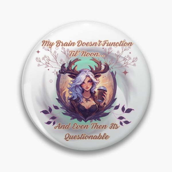 Item preview, Brain Doesn't Function (Deer) designed and sold by Shortyshadow4.