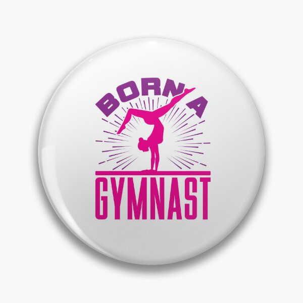 Item preview, Born a Gymnast Cute Gymnastics Lover designed and sold by jaygo.