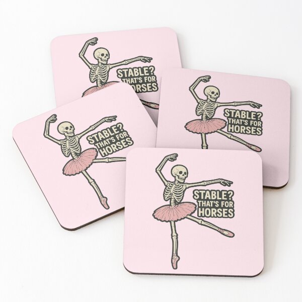 Item preview, Stable? That's for horses - Funny Ballerina Skeleton designed and sold by wonderxwander.
