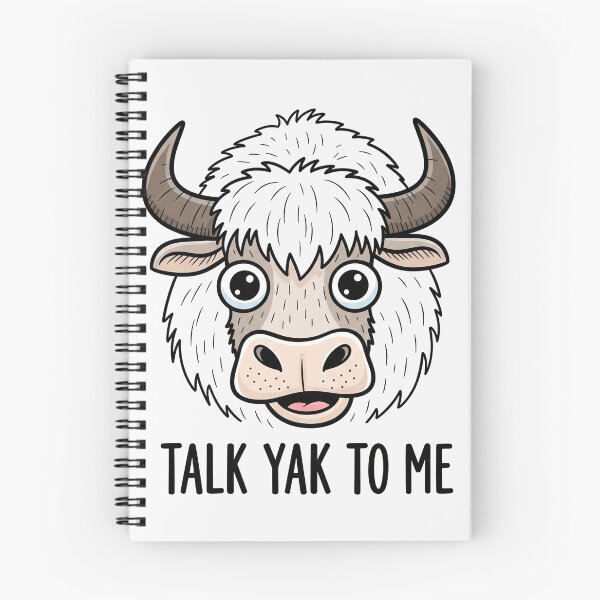 Item preview, Talk Yak to Me Funny Animal Pun Art designed and sold by Owcomm.