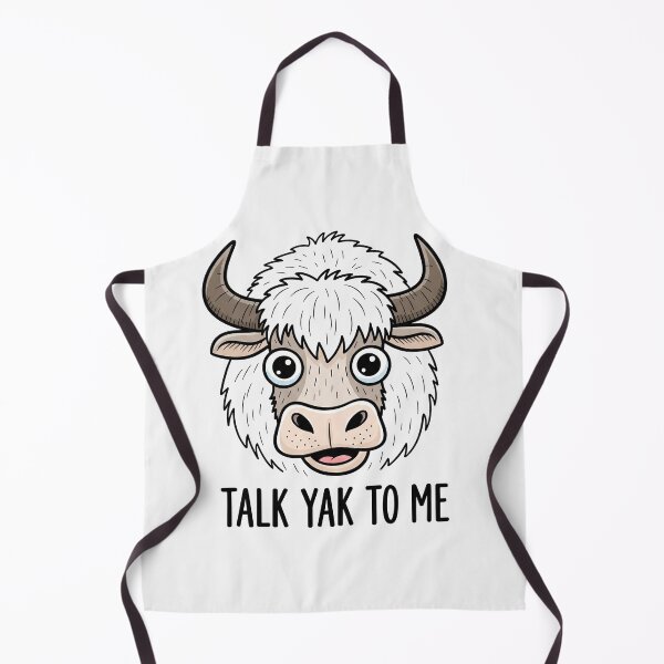 Item preview, Talk Yak to Me Funny Animal Pun Art designed and sold by Owcomm.