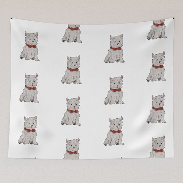 Item preview, Bow Tie Westie designed and sold by Doodles and Tinkerings.