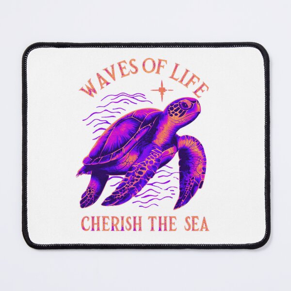 Item preview, Vintage turtle cherish the sea funky designed and sold by InkGlow.