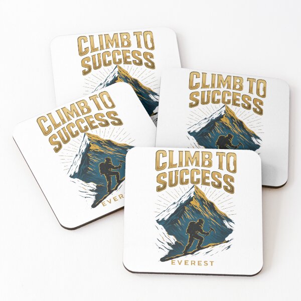 Item preview, Climb to Success – Motivational Mountain Design designed and sold by BonioArtLab.