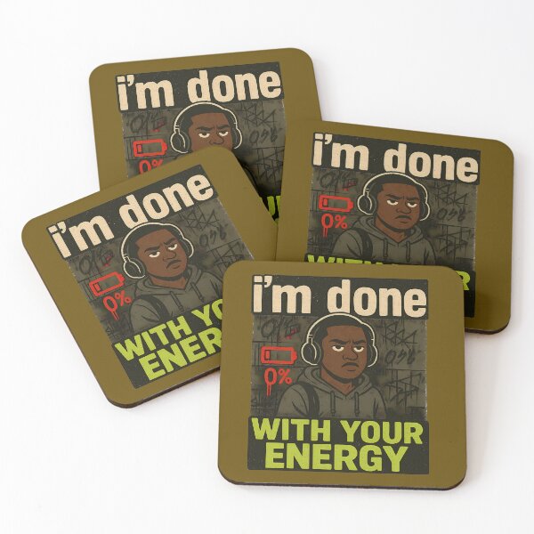 Item preview, Low Battery Black Man Urban Design designed and sold by CtrlAltNope.