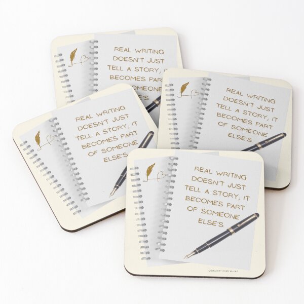 Item preview, Writing becomes part of someone else's story designed and sold by Prairie Light Media.