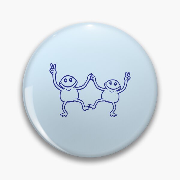 Item preview, 2 Frog Team Smile Peace Victory Hands Fingers Friends designed and sold by shirt-o-mat.