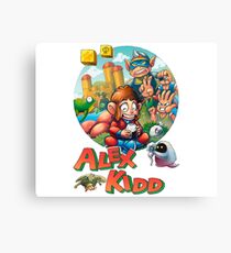 Alex Kidd in a Miracle World Canvas Print