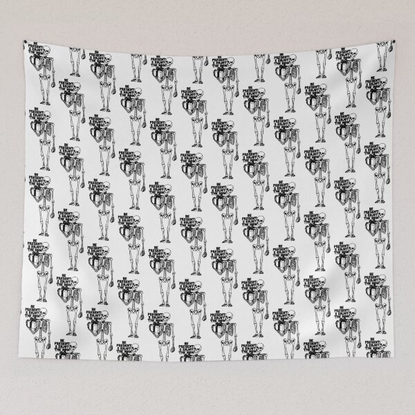 Item preview, Be Present & Enjoy the Now Skeleton With A Bow Tied Present  designed and sold by 2CRE8IVE4925.