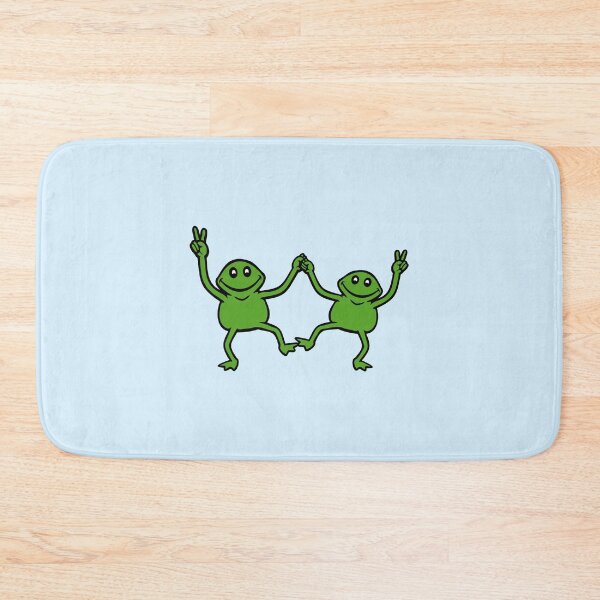 Item preview, 2 Frog Team Smile Peace Victory Hands Fingers Friends designed and sold by shirt-o-mat.