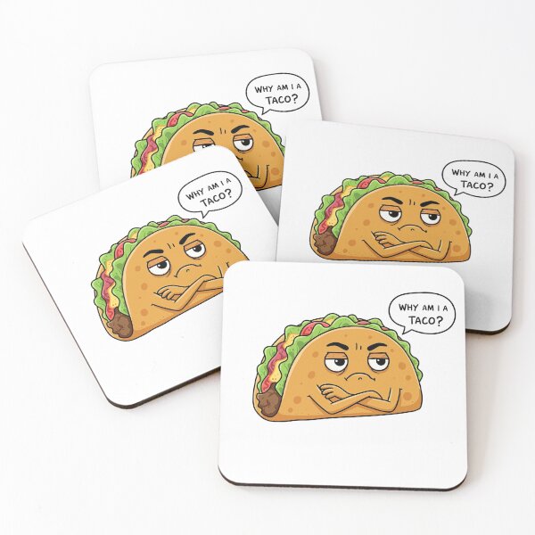 Item preview, Why Am I a Taco Shirt – Funny Food Character Tee – Absurd Humor Design designed and sold by Collision19.