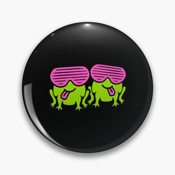 Item preview, 2 Frog Party Team Sunglasses Slits Glasses Cool Club Fun designed and sold by shirt-o-mat.
