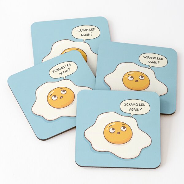 Item preview, Scrambled Again? Shirt – Funny Egg Character Tee – Breakfast Identity Crisis designed and sold by Collision19.