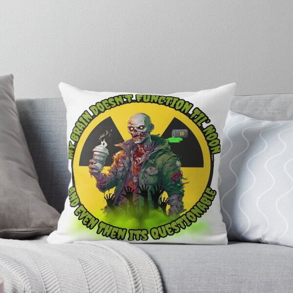 Item preview, Brain Doesn't Function (Zombie) designed and sold by Shortyshadow4.