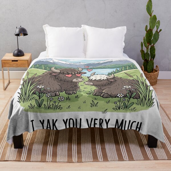 Item preview, I Yak You Very Much Cute Yaks in Love designed and sold by Owcomm.