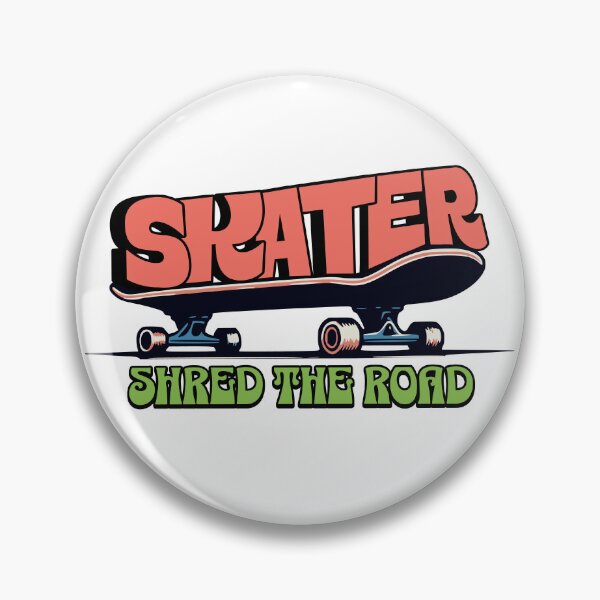 Item preview, Skater Shred the Road – Retro 70s Skateboarding design  designed and sold by WarmDaysDesigns.