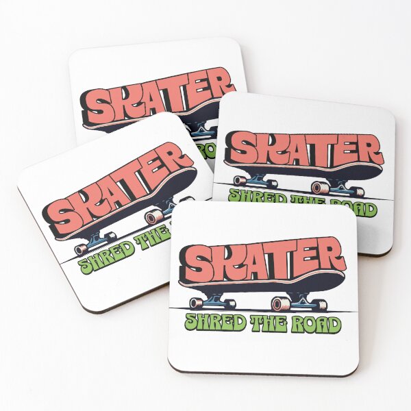 Item preview, Skater Shred the Road – Retro 70s Skateboarding design  designed and sold by WarmDaysDesigns.