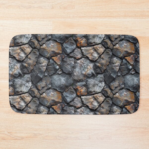 Item preview, Rugged Stone Wall Texture with Rusty Hues designed and sold by NTGUILTY.