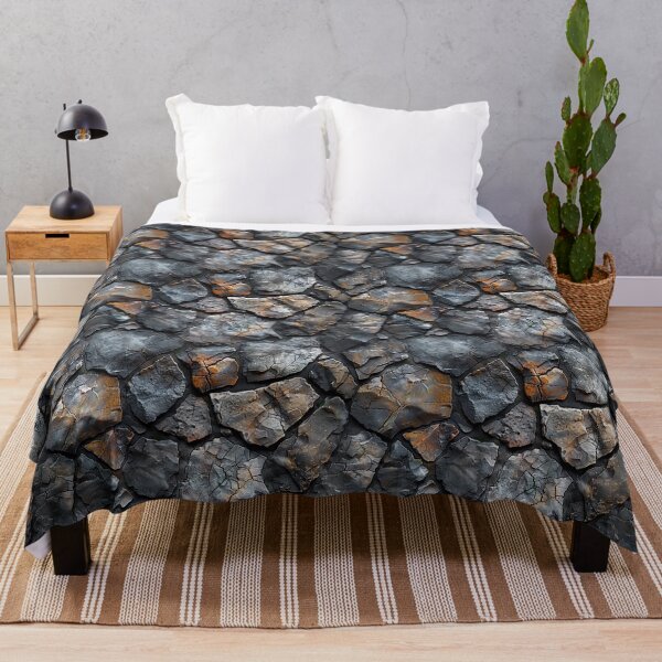 Item preview, Rugged Stone Wall Texture with Rusty Hues designed and sold by NTGUILTY.