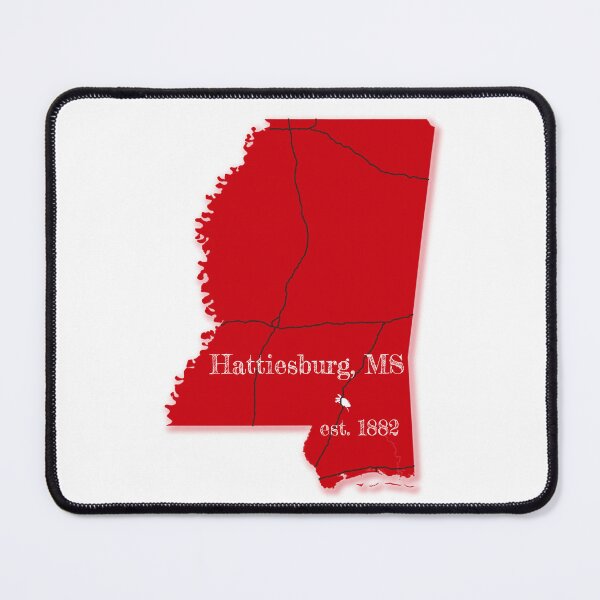 Item preview, Hattiesburg, MS [Red] designed and sold by PhilbonianDezin.