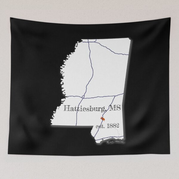Item preview, Hattiesburg, MS [White] designed and sold by PhilbonianDezin.
