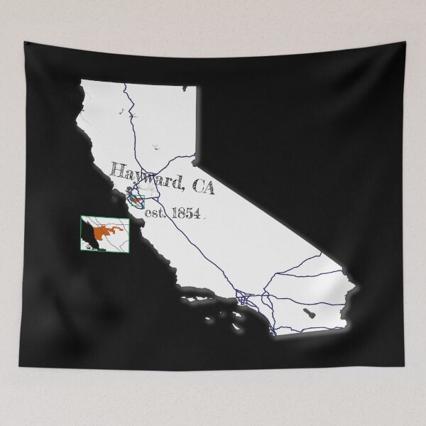 Item preview, Hayward, CA [White] designed and sold by PhilbonianDezin.