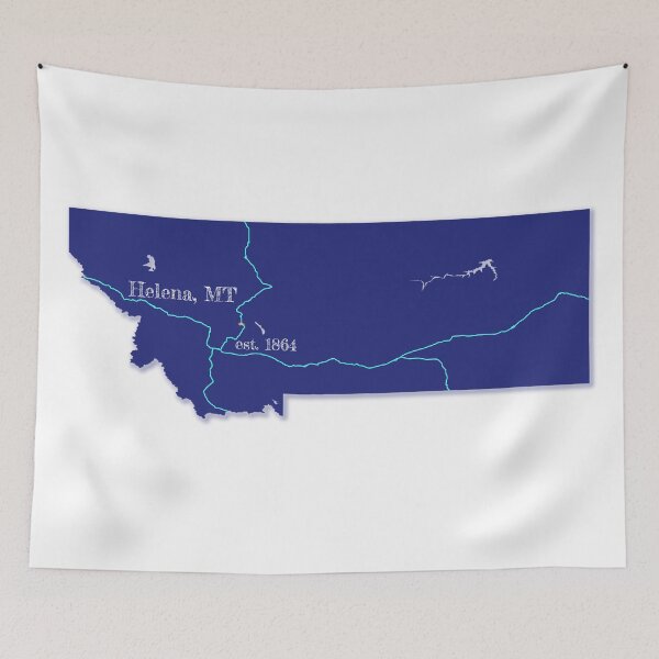 Item preview, Helena, MT [Blue] designed and sold by PhilbonianDezin.