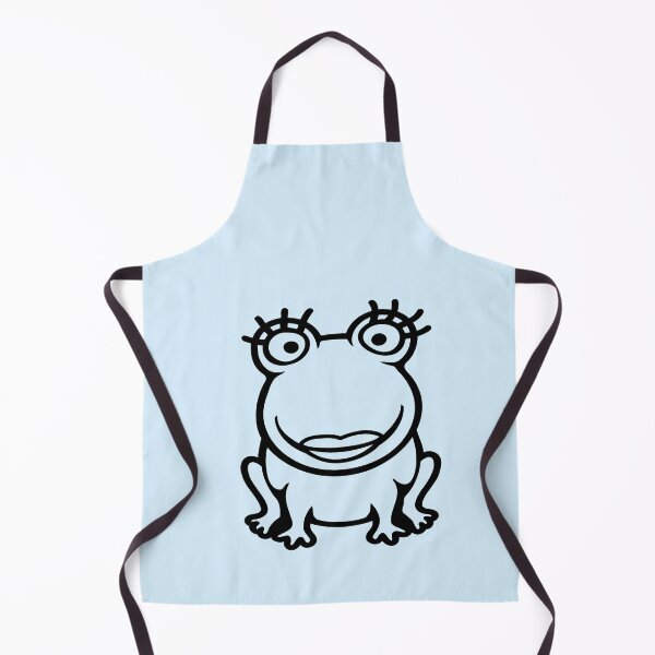 Item preview, Frog Woman Girl Funny Pretty Female Smile Happy designed and sold by shirt-o-mat.
