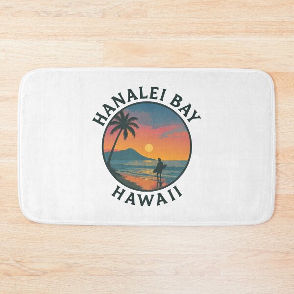 Item preview, Hanalei Bay - Hawaii (with Black Lettering) designed and sold by VelvetRoom.