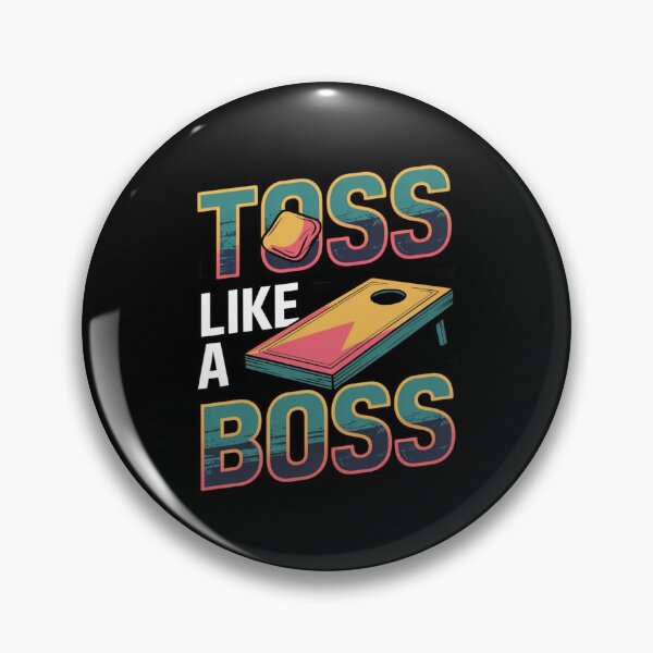 Item preview, Toss Like a Boss Funny Cornhole Throw Game Outdoor Quote designed and sold by MagicSD Designs.