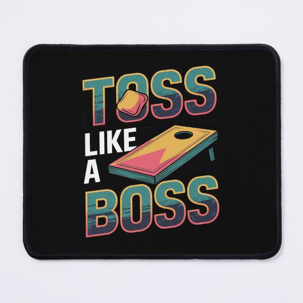 Item preview, Toss Like a Boss Funny Cornhole Throw Game Outdoor Quote designed and sold by MagicSD Designs.