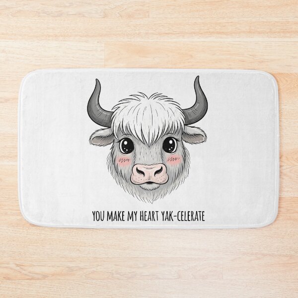 Item preview, You Make My Heart Yak Celerate Adorable designed and sold by Owcomm.