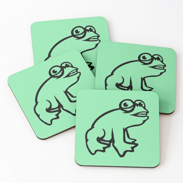 Item preview, Frog Crazy Grimace Weird Looking Smile Big Eyes designed and sold by shirt-o-mat.