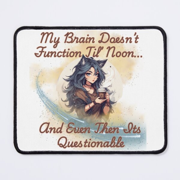 Item preview, Brain Doesn't Function (Female Wolf) designed and sold by Shortyshadow4.