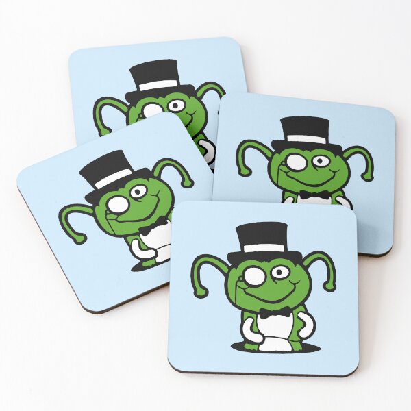 Item preview, Caterpillar Sir Gentleman Mr. rich Monocle Glasses Top Hat designed and sold by shirt-o-mat.