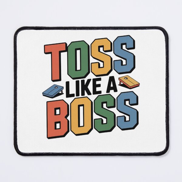 Item preview, Toss Like a Boss Funny Cornhole Throw Game Outdoor Quote designed and sold by MagicSD Designs.