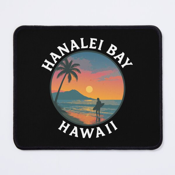 Item preview, Hanalei Bay - Hawaii (with White Lettering) designed and sold by VelvetRoom.