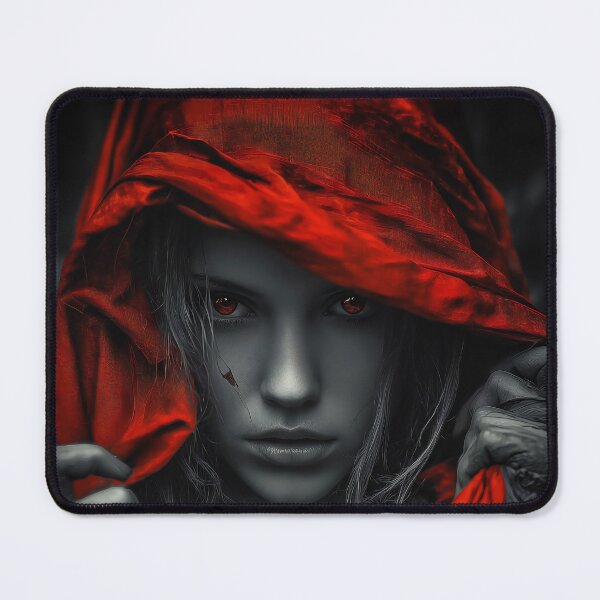 Item preview, Dark Red Riding Hood – Gothic Fantasy Portrait designed and sold by Skolyak.